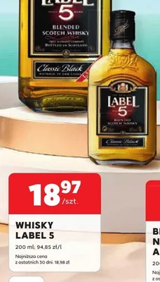 Whisky Label 5 Classic Black promocja w Stokrotka