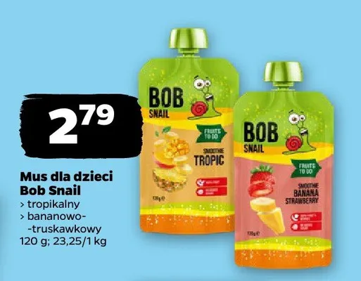 Mus dla dzieci tropikalny Bob Snail promocja w Netto