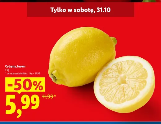 Cytryny promocja w Lidl