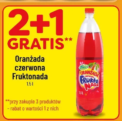 Oranżada czerwona Fruktonada promocja w POLOmarket