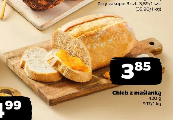 Chleb z maślanką promocja w Netto