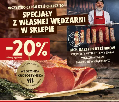 Wędzonka krotoszyńska promocja w Intermarche