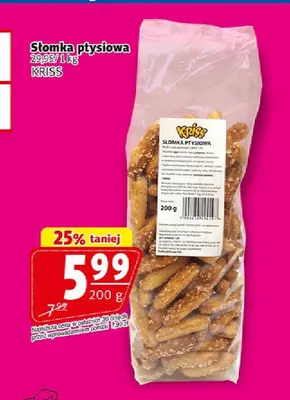 Słomka ptysiowa Kriss promocja w Prim Market
