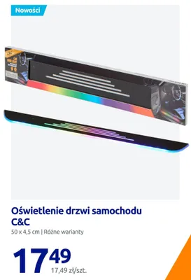 Oświetlenie drzwi samochodu C & promocja w Action