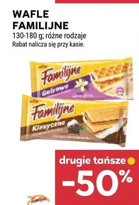 Wafle Familijne promocja w Stokrotka