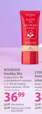 Kryjący krem BB z kompleksem witamin C, E i B5 do twarzy, różne odcienie promocja w Hebe