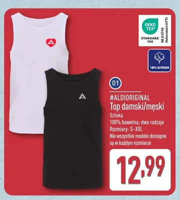 Top damski/męski #ALDIORIGINAL promocja w Aldi