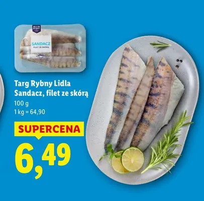 Sandacz, filet ze skórą promocja w Lidl