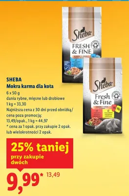 Mokra karma dla kota dania rybne promocja w Lidl