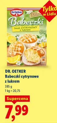 Babeczki cytrynowe z lukrem promocja w Lidl