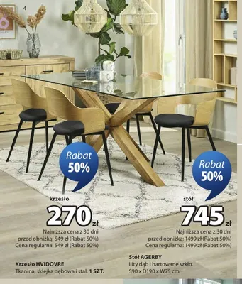 Stół Agerby promocja w Jysk