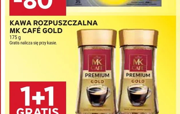 Kawa rozpuszczalna MK Café Gold promocja w Stokrotka
