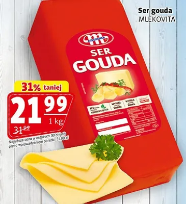 Ser Gouda Mlekovita promocja w Prim Market