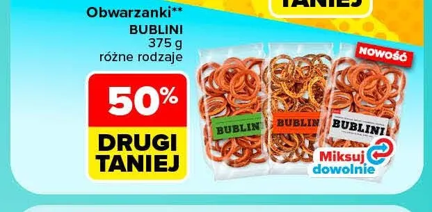 Obwarzanki Bublini promocja w Carrefour Market