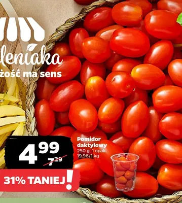 Pomidory daktylowe promocja w Netto