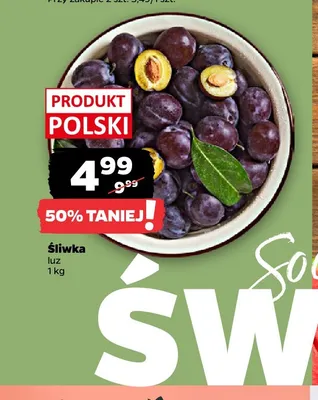Śliwka polska promocja w Netto