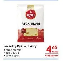 Ser żółty w plastrach Ryki promocja w Makro