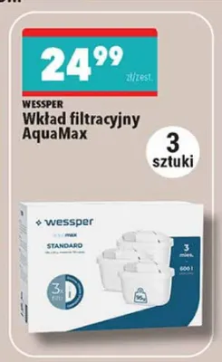Wkład filtracyjny WESSPER AquaMax 3-pak promocja w Biedronka