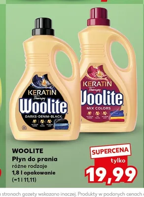 Płyn do prania Woolite Keratin Therapy Mix Colors promocja w Kaufland