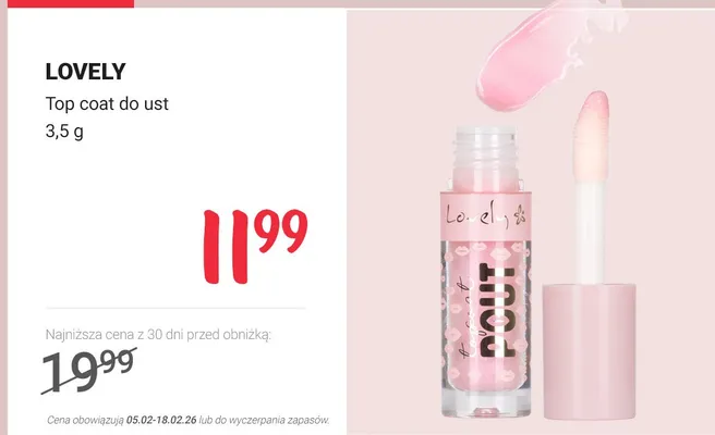 Top coat do ust promocja w Rossmann