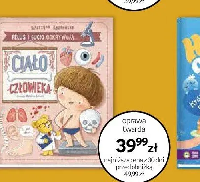 Książka Ciało człowieka oprawa twarda promocja w Dzień Dziecka