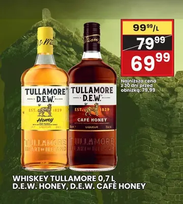 Whiskey Tullamore D.E.W. Honey promocja w Wafelek