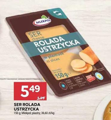 Ser rolada ustrzycka promocja w Stokrotka
