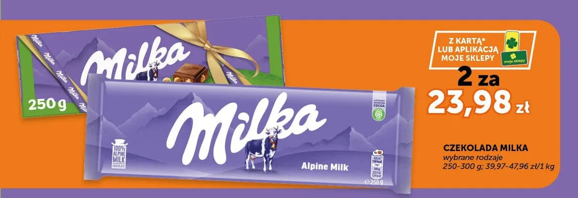 Czekolada Alpine Milk promocja w ABC