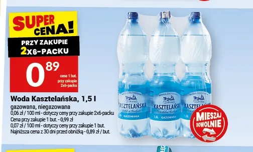 Woda Kasztelańska promocja w Twój Market