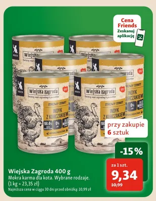 Mokra karma dla kota Wiejska Zagroda promocja w MAXI ZOO