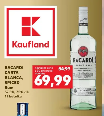 Rum Bacardi Carta Blanca promocja w Kaufland
