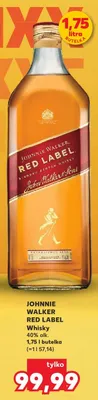 Whisky Johnnie Walker Red Label 40% alk. promocja w Kaufland