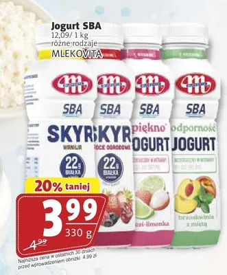 Jogurt Skyr owoce ogrodowe Mlekovita SBA promocja w Prim Market