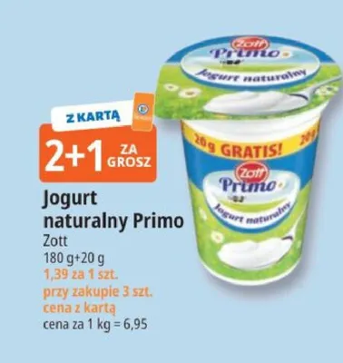 Jogurt naturalny promocja w Leclerc
