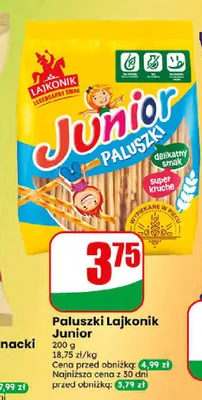 Paluszki Lajkonik Junior promocja w Dino