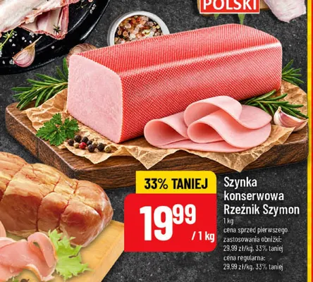 Szynka konserwowa Rzeźnik Szymon promocja w POLOmarket