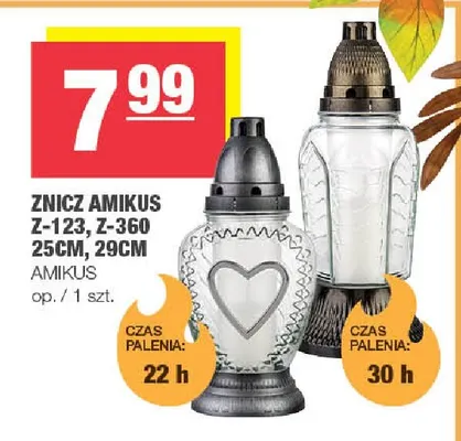 Znicz Amikus Z-123 25 cm promocja w SPAR