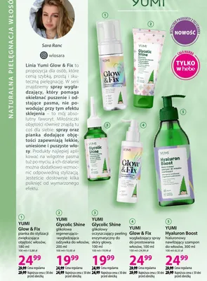 Pianka do stylizacji YUMI Glow & Fix promocja w Hebe