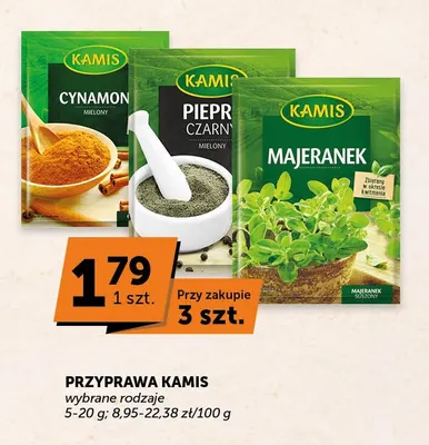 Przyprawa Kamis pieprz czarny mielony promocja w ABC