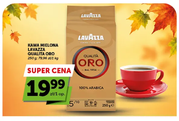 Kawa mielona Lavazza Qualita Oro promocja w Groszek