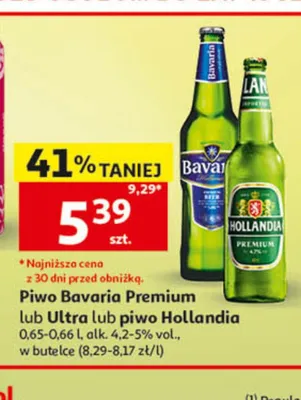 Piwo Bavaria Premium promocja w Auchan