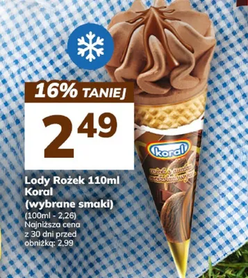 Lody Rożek Koral promocja w Hitpol