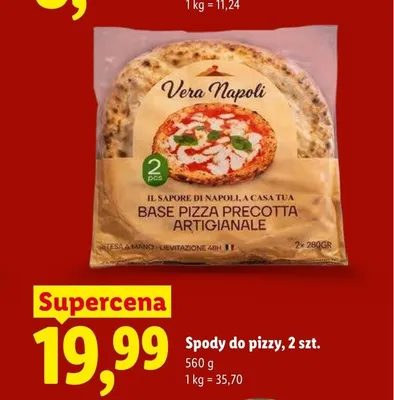 Spody do pizzy Vera Napoli promocja w Lidl