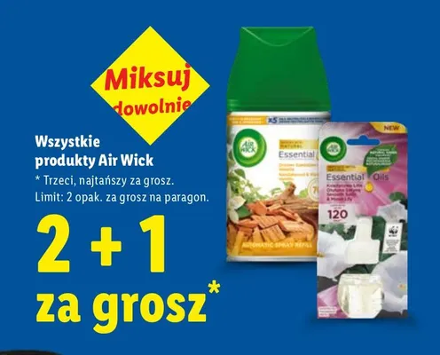 Wkład do odświeżacza powietrza Air Wick promocja w Lidl