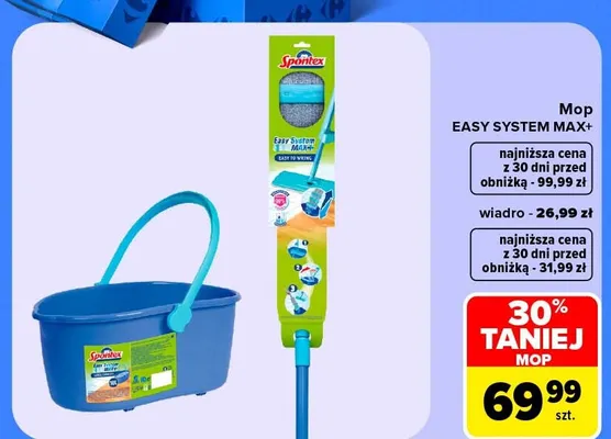 Mop Easy System Max+ Spontex promocja w Carrefour