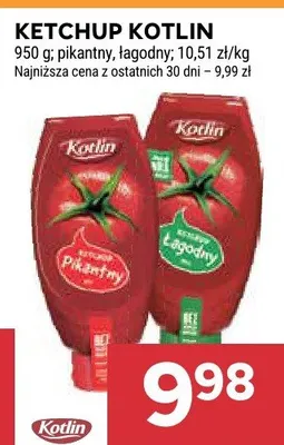 Ketchup Kotlin pikantny, łagodny promocja w Stokrotka
