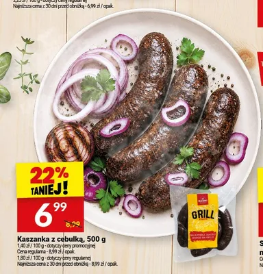Kaszanka z cebulką Białecki Wędzarnia promocja w Twój Market
