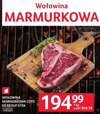 Wołowina marmorkowa Cote de Boeuf stek promocja w Selgros