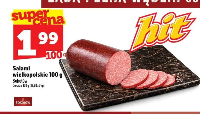 Salami wielkopolskie Sokołów promocja w TOPAZ