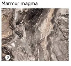 Blat laminowany Marmur magma 62x3,8x300cm promocja w Castorama